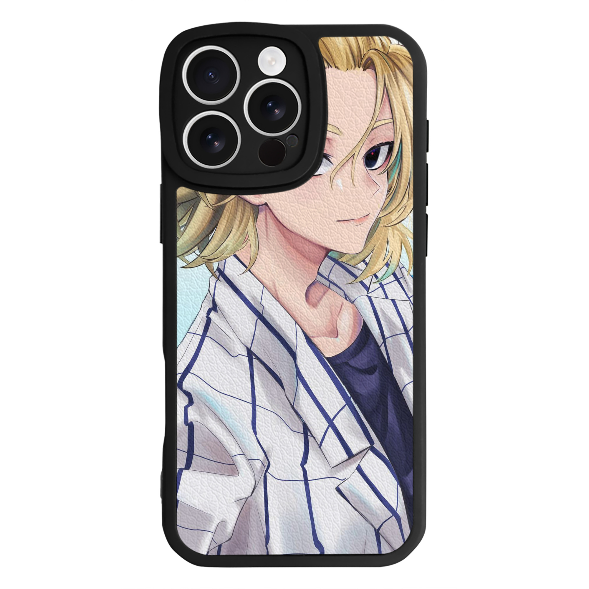 （画像用） 東京リベンジャーズ Tokyo Revengers 【iPhone 16シリーズ対応】シリコンスマホケース（レザー調） 材質：シリコン